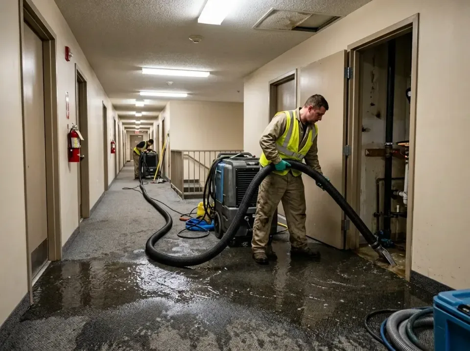 multi-unit-apartment-hallway-f-005 — frequently asked questions, Emergency Burst Pipe Water Extraction & Removal in Broadmoo…